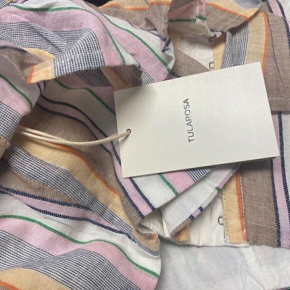 Tularosa Revolve Danny Tank Crop Top Multi-stripe Womens Medium $88 NWT (3-13) - Picture 6 of 8